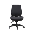 Ergonomic Air High Back Operator Chair Black Fabric