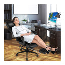 Ergonomic Executive Office Chair With Retractable Footrest For Office
