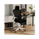 Ergonomic Mesh Office Chair With Backrest And Flip Up Armrests Black