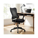 Ergonomic Office Chair Armrests Padded Cushio Butterfly Backrest Black