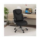 Ergonomic Office Leather Executive Chair With Rocking Function Black