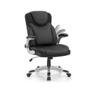 Ergonomic Office Leather Executive Chair With Rocking Function Black