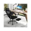 Ergonomic Office Chair High Back Mesh With Retractable Footrest