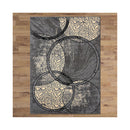 Europe Contemporary Polypropylene Dark Grey Rug 80 X 300Cm