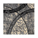 Europe Contemporary Polypropylene Dark Grey Rug 80 X 300Cm