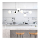 Eva 6 6 Light Opal Glass Pendant