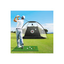 Golf Practice Net And Training Set Cage Hitting Mat