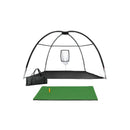 Golf Practice Net With Driving Mat Training Target Hitting