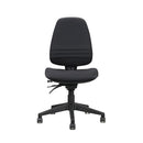 Evo Pro High Back Operator Chair Black Fabric Without Arms