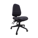 Evo Pro High Back Operator Chair Black Fabric Without Arms