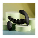 Evolved Bead Me Up Vibrating Anal Beads With Remote Black