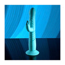 Evolved Bunny Hop Thrusting Rabbit Vibrator With Suction Base Teal