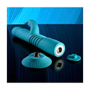 Evolved Bunny Hop Thrusting Rabbit Vibrator With Suction Base Teal