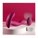 Evolved Come On Over Vibrator With Wireless Remote Burgundy Red