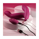 Evolved Come On Over Vibrator With Wireless Remote Burgundy Red