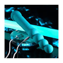 Evolved Flip Flop Usb Rechargeable Dual Ended Vibrator Blue