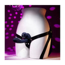Evolved Giving Vibes Vibrating Strap On With Remote Black