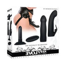 Evolved Heavenly Harness Usb Rechargeable Strap On Kit Black