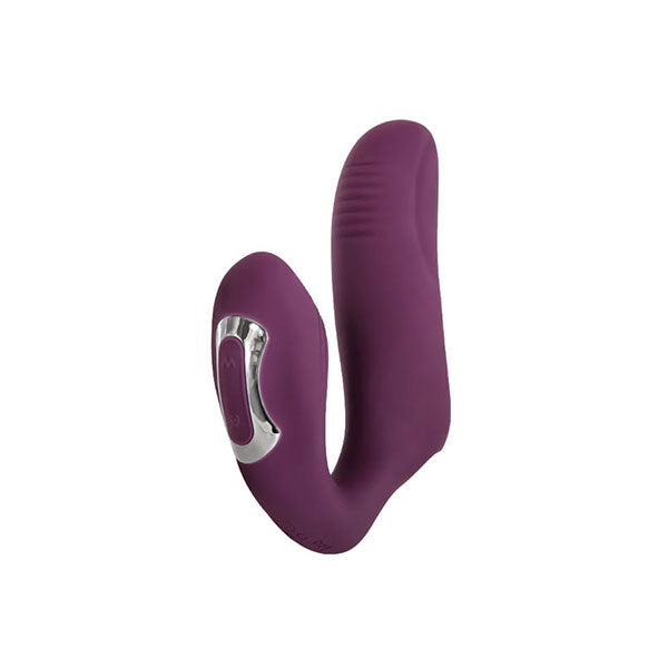 Evolved Helping Hand Purple Usb Rechargeable Dual Finger Stimulator