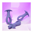 Evolved Hole Punch Plug Set Butt Plugs With Bullet Set Purple