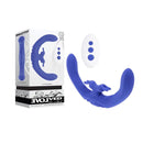 Evolved Lovebirds Double Ended Rabbit Vibrator With Remote Purple