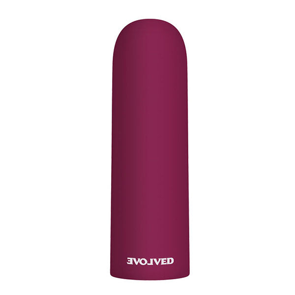 Evolved Mighty Thick Burgundy Red 9 Cm Usb Rechargeable Bullet