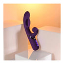 Evolved Pleasure Puff Rechargeable Inflatable Rabbit Vibrator Purple