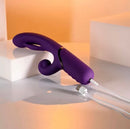 Evolved Pleasure Puff Rechargeable Inflatable Rabbit Vibrator Purple