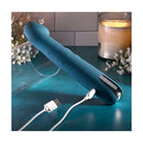 Evolved Queen Of All Trades Thrusting And Rotating Vibrator Blue