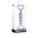 Evolved Sweet Treat Beaded Butt Plug With Handle Purple