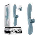 Evolved Take Your Flick Vibrator With Clitoral Stimulator Grey