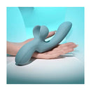 Evolved Take Your Flick Vibrator With Clitoral Stimulator Grey