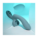Evolved Take Your Flick Vibrator With Clitoral Stimulator Grey