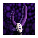 Evolved The Rider Double Ended Vibrator With Remote Purple