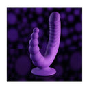 Evolved The Rider Double Ended Vibrator With Remote Purple