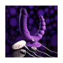 Evolved The Rider Double Ended Vibrator With Remote Purple