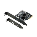 Simplecom Ec315 Pcie X4 To 4 Port Usb Gen Ii 10Gbps Type C And Type A