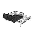 Extendable Dish Bowl Drying Rack Cutlery Holder
