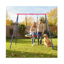 Extra Large A Frame Steel Swing Stand With Ground Stakes Red
