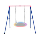 Extra Large A Frame Steel Swing Stand With Ground Stakes Red