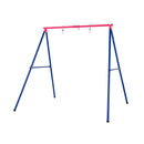 Extra Large A Frame Steel Swing Stand With Ground Stakes Red