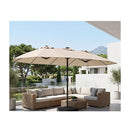 Extra Large Patio Umbrella Outdoor Double Sided Market Umbrella