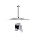 16 Inch Rain Shower Head Stainless Steel Square Chrome