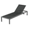 Sun Lounger Outdoor Lounge Chair Patio Furniture Aluminium Wheels Pool