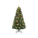 Artificial Christmas Tree With 8 Lighting Modes And Kerosene Lamps