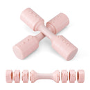 2x2.5kg Adjustable Dumbbell Set Weights Set 4-in-1 Home Gym Workout Strength Training