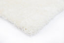 Silver Canyon White Shag Rug