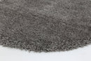 Winter Canyon Charcoal Shaggy Round Rug