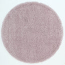 Tamarind Canyon Pink Shaggy Round Rug