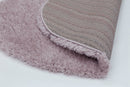 Tamarind Canyon Pink Shaggy Round Rug